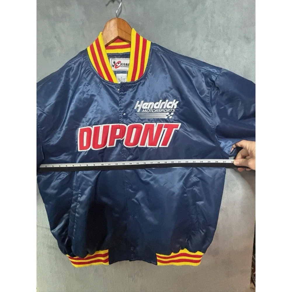 Vtg Jeff Gordon DuPont Hendricks Chase Authentics Nylon Bomber Jacket XL Nascar
